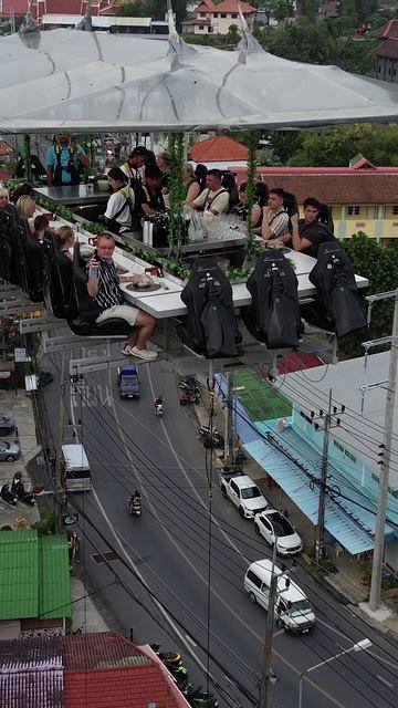 Поужинали в небесах на острове Пхукет