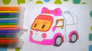 РОБОКАР ПОЛІ /Раскраски для детей / coloring pages