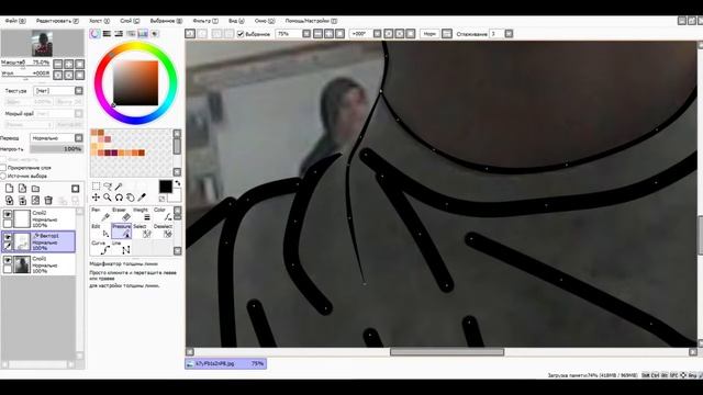 PaintTool SAI рисуем АРТ !!!!!! смотреть онлайн