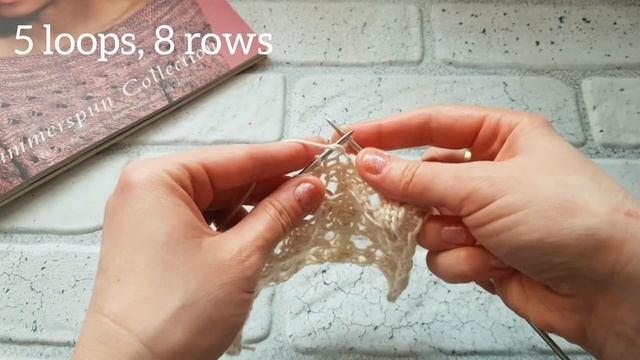 Вяжем ажурный узор "Авокадо"🥑knitting pattern. смотреть онлайн