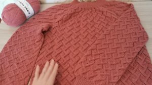 Ажурный джемпер спицами на круглой кокетке по собственной схеме, часть 3 - расчеты и расход пряжи