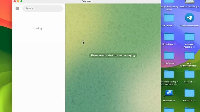 How to log in Telegram with TDATA on MAC OS | Как авторизоваться с помощью смотреть онлайн