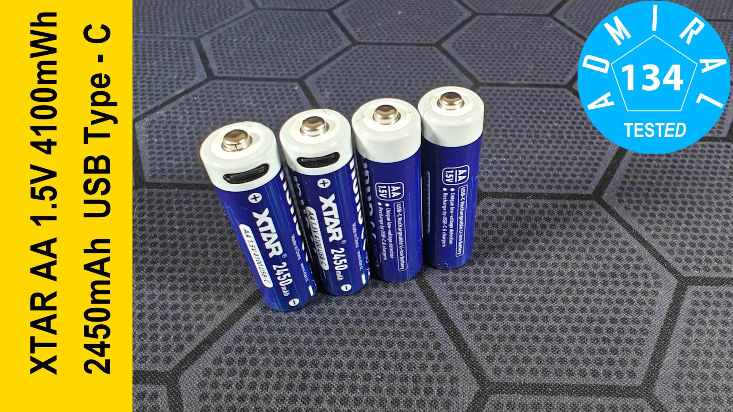 XTAR AA 1,5V 4100mWh USB-C обзор аккумулятора смотреть онлайн