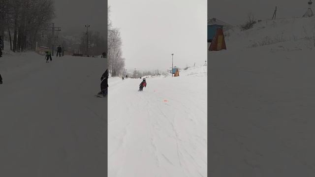 Сноуборд в 4 года!!! !! смотреть онлайн