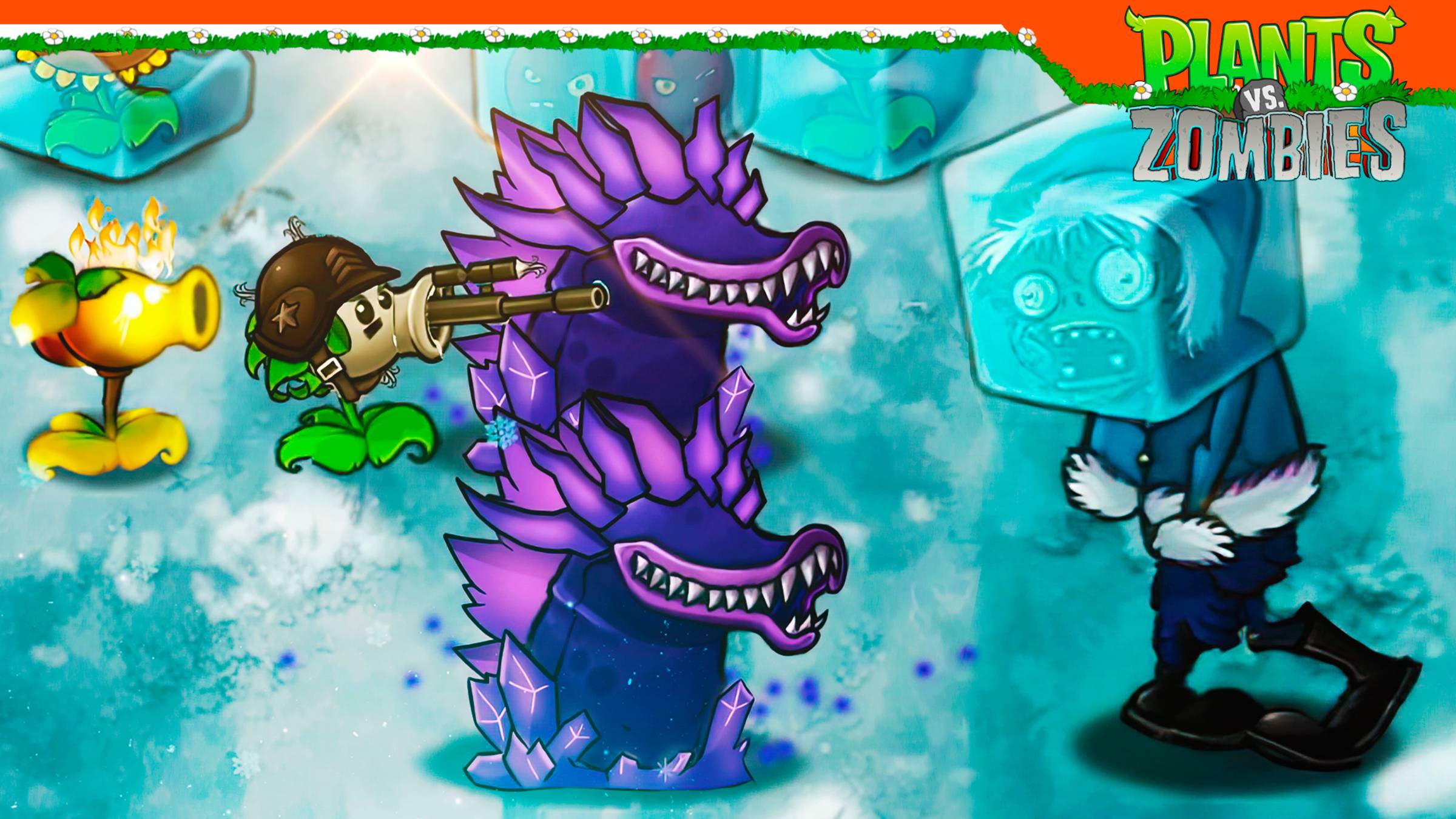 😈 ИМБА ИМПЕРАТОРСКИЙ ОБСИДИАНОВЫЙ ЧОМПЕР ФЬЮЖН ПВЗ Plants Vs Zombies Fusion Растения против зомби