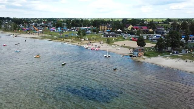 [4K] Озеро Свитязь с высоты птичьего полета. Самое глубо смотреть онлайн