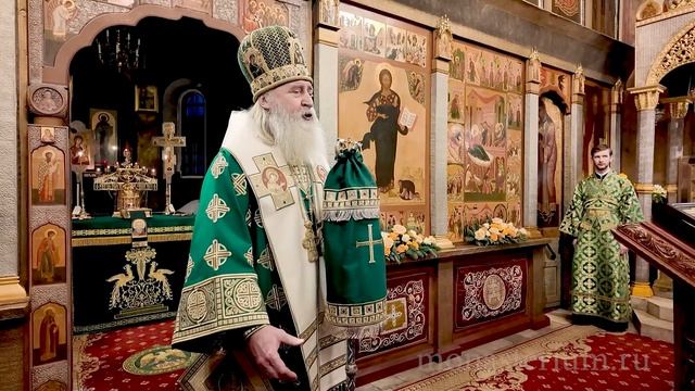 Проповедь митрополита Каширского Феогноста в Саввино смотреть онлайн