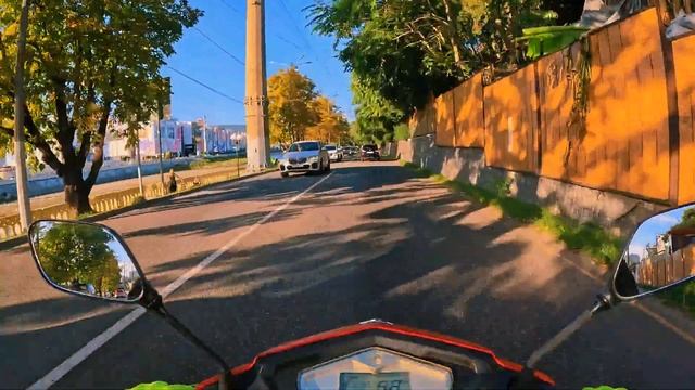 Едем на мопеде на Ореховский водопад. Отвечаю на комме смотреть онлайн