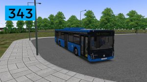 OMSI 2: Автобус №343 МЦД Переделкино - Метро Юго-Западная