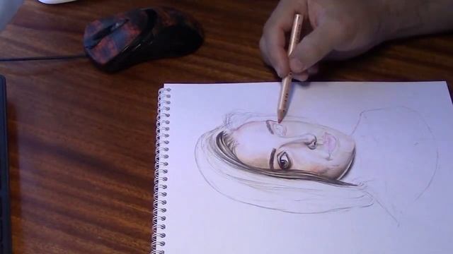 Как рисовать портрет/How to draw a portrait смотреть онлайн
