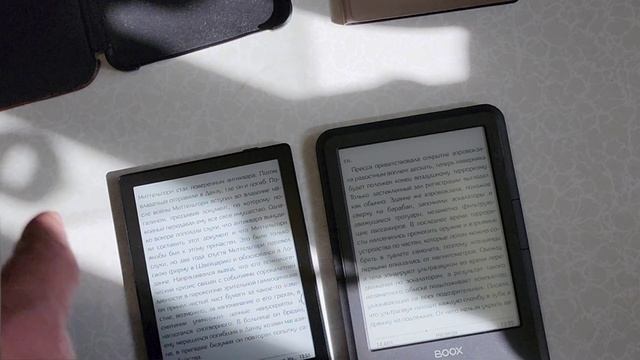 Сравнение электронных книг ONYX BOOX Darwin 5 и GO 6 с экранами E
