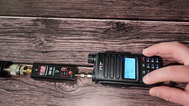 TYT TH-UV98 - Заміри потужності і ксх штатної антени.