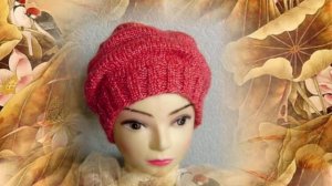 Шапочка трансформер узором клоке #lusi_ten