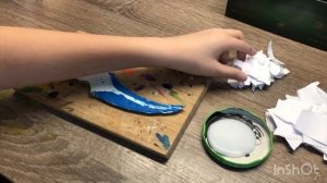 КАК СДЕЛАТЬ НОЖ FANG В СКИНЕ HAUNT ИЗ КАРТОНА??