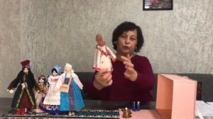 Текстильная кукла народном чувашском женском костюме