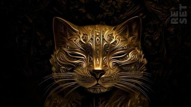 The Golden Cat Of Manifestation  Magical Music For Positive Energy & Abundance