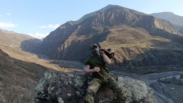 В горы с гирей, тренировка на горе ! смотреть онлайн