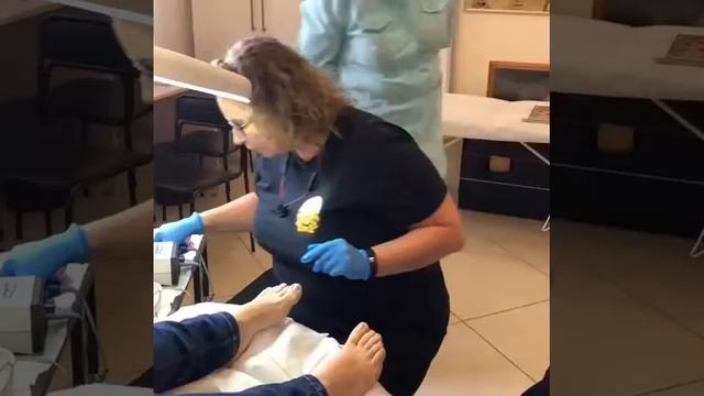 Отчёт о мастер-классе «Аппаратный педикюр. Коррекция вросшего ногтя» смотреть онлайн