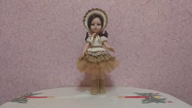 Одежда на куклу Паола Рейна наряд "Макаруны"по МК Оксаны Лифенко.clothes for doll. смотреть онлайн