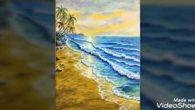 2018-2019 seascape oilpainting slide show. by #lauralocean #art #ocean #surf#waves#море#волны смотреть онлайн