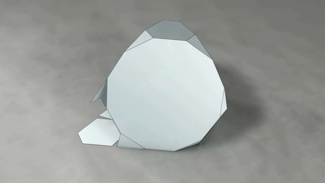 Solid Shapes And Their Nets: Bidiminished Truncated Tetrahedron / Дважды усечённый тетраэдр смотреть онлайн