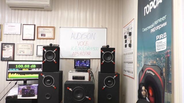 Сабвуферы Audison APS 8 D, Audison APS 8 R басовый бустер +усилитель