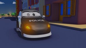 Авто Патруль -  Автомобильный патруль и проишествие с маленькой розовой машинкой - мультфильм