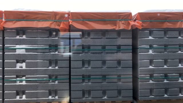 Газоблок Теплит на фуре