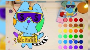 Мормотик  🎨 Раскраска для детей 🎨 Повтори как в оригинале