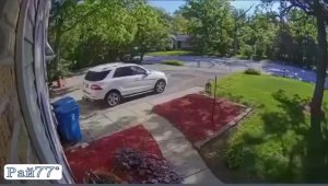 Взрыв газового баллона в грузовике попал на видео в США