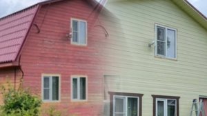 Покраска имитации бруса.Шлифовка и покраска деревянного дома.