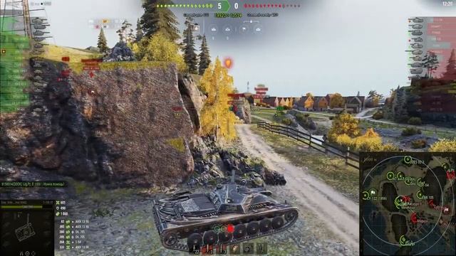 Т-100ЛТ карта Фьорды. ЛБЗ на Об.260.Задача ЛТ-2 выполнена с отличием. смотреть онлайн