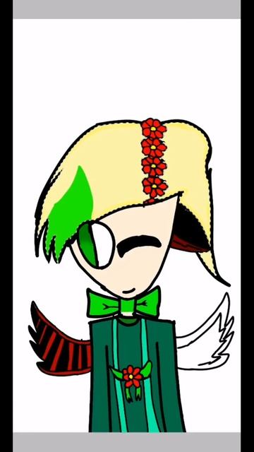 Арт для Изумрудный демон ангел (я знаю что я рисовать не умею) смотреть онлайн