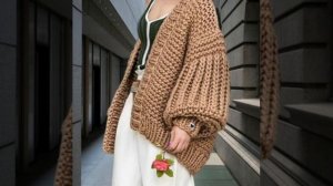 Модное ♨️ вязание из толстой пряжи.