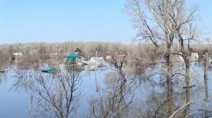 Орск. ОЗТП. Иверский монастырь🛕Паводок