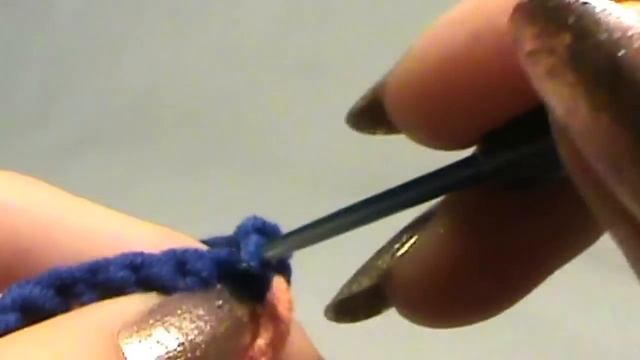 Обучение крючком.Узор из вытянутых петель смотреть онлайн