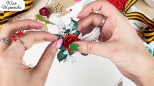 Брошка с гвоздикой и голубем к 9 Мая🧡Брошь из фоамирана своими руками / Foamiran  brooch Victory Da