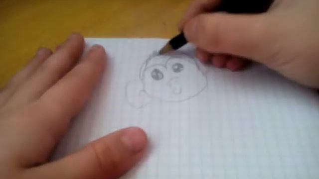 Как нарисовать ми ми шную обезьянку смотреть онлайн
