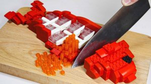 "Суши из LEGO — можно ли их съесть? Нигири-пранк в Stop Motion (ASMR)"