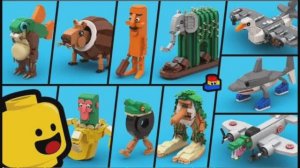 LEGO Italian Brainrot: СОЗДАЁМ ДЕСЯТИ ЛУЧШИХ персонажей итальянских мемов из ЛЕГО 💣💣💣🔥🔥🔥🔥#мем