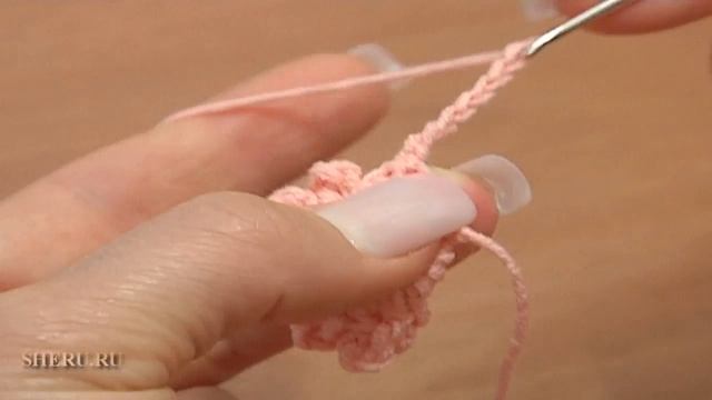Вязание крючком 3D шнура с пико Урок 40 смотреть онлайн