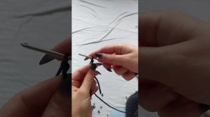 Как укоротить вязание крючком?