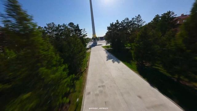 Красивый и очень зелёный город - Караганда. Смотреть в смотреть онлайн