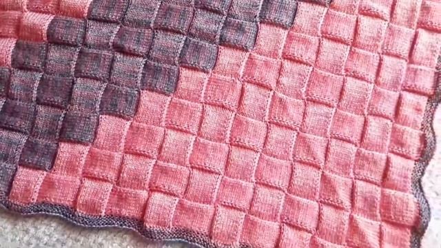 Шаль в стиле "Энтрелак". смотреть онлайн