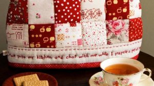 Грелка на чайник в стиле пэчворк — уютное украшение для чаепития 🍵✨