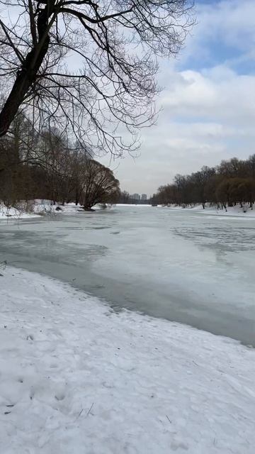 Мормышинг ВДНХ. Пруды во льду. Ехать ещё рано. смотреть онлайн