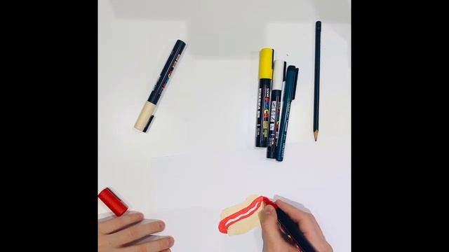 Как нарисовать хот-дог, How to draw hotdog смотреть онлайн