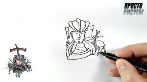 Как нарисовать раненый Астро скибиди туалет