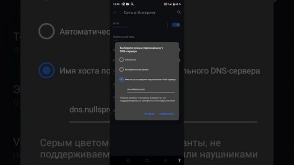 как сделать персональный DNS сервер на android и другие телефоны