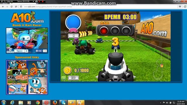 Bomb it kart racer Неуязвимость и скорость